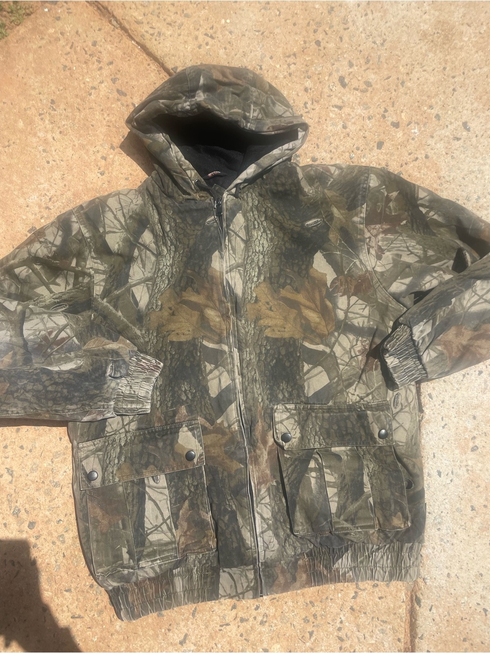 Realtree Outfitters Ridge Camo Jacket - Black/Green/Brown
